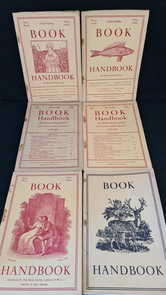 Book Handbook 1 - 6 1947, An illustrated quarterly for owners and collectors of books