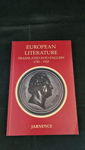 European Literature Translated into English 1780 - 1920, Summer 2006, Jarndyce