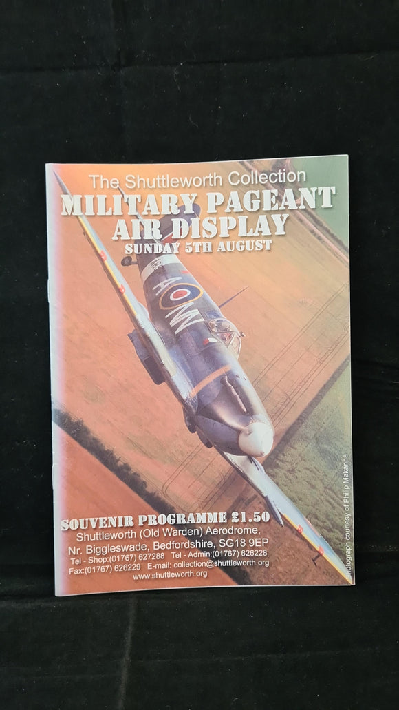 Military Pageant Air Display Sunday 5th August, Souvenir Programme