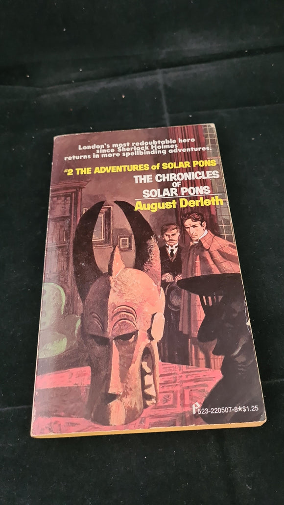 August Derleth - The Chronicles of Solar Pons, Pinnacle Books, 1974, Paperbacks