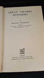 Elliott O'Donnell - Great Thames Mysteries, Selwyn & Blount, no date