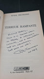 Peter Tremayne -Terreur Rampante, Fleuve Noir, 1987, Inscribed, Signed, French Paperbacks