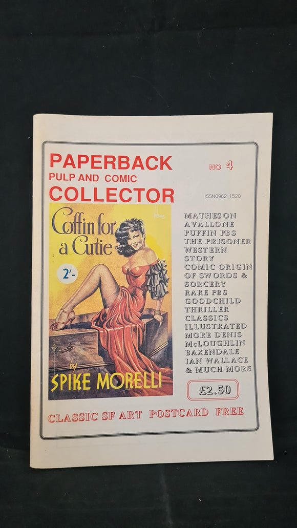 Paperback Pulp and Comic Collector Number 4 1991
