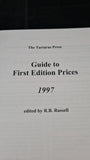 R B Russell - The Tartarus Press Guide to First Edition Prices 1997, Paperbacks