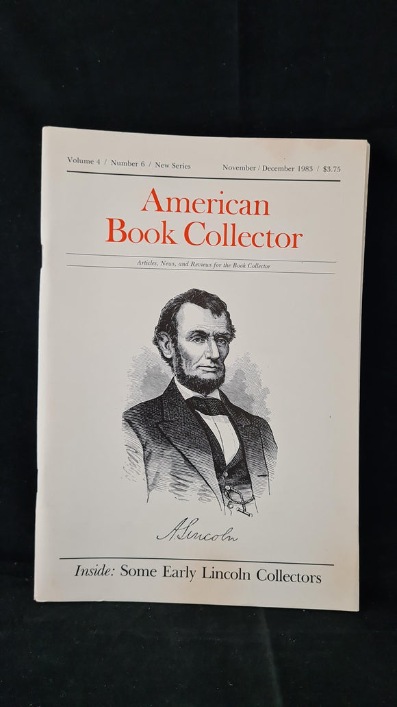 American Book Collector Volume 4 Number 6 November/December 1983