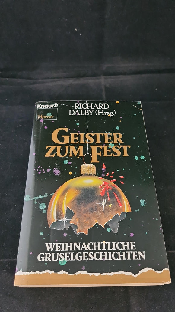 Richard Dalby - Ghosts for Christmas, Knaur, 1992, German Edition