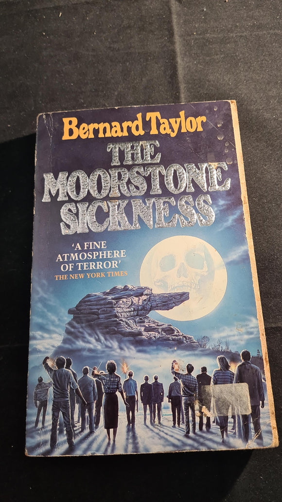 Bernard Taylor - The Moorstone Sickness, Grafton Books, 1990, Paperbacks