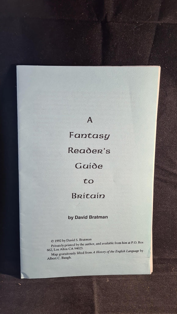 David Bratman - A Fantasy Reader's Guide to Britain, 1992