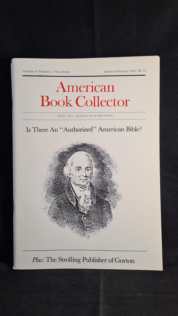 American Book Collector Volume 4 Number 1 January/February 1983