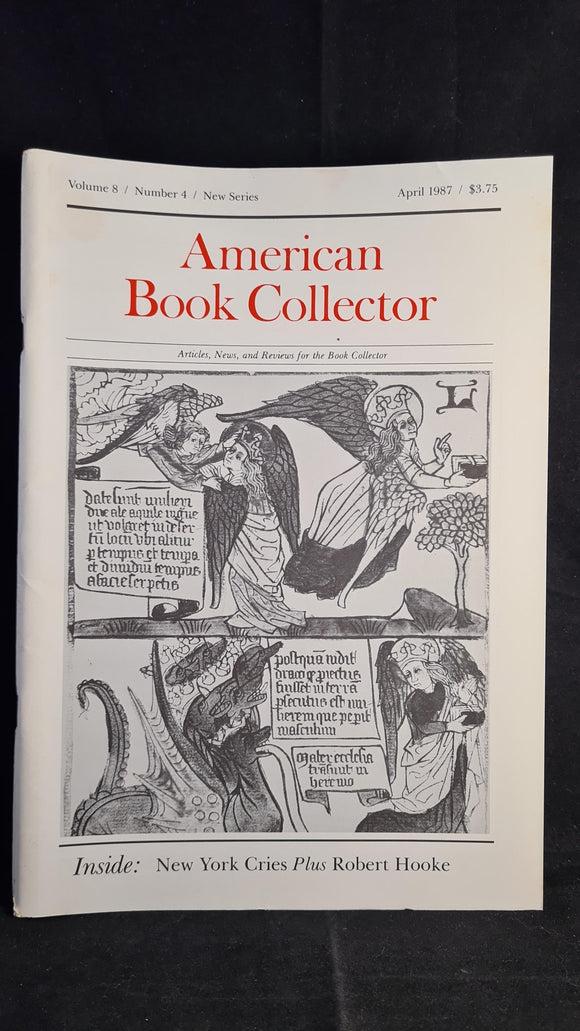 American Book Collector Volume 8 Number 4 April 1987