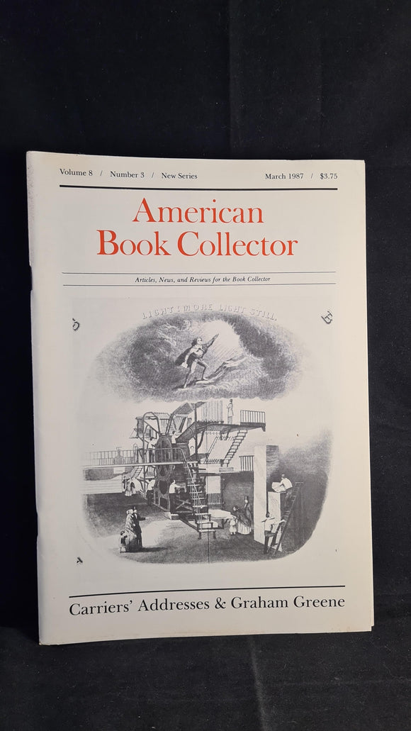 American Book Collector Volume 8 Number 3 March 1987