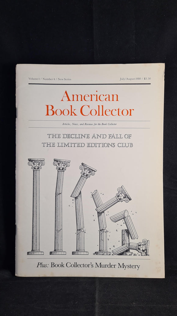 American Book Collector Volume 1 Number 4 July/August 1980