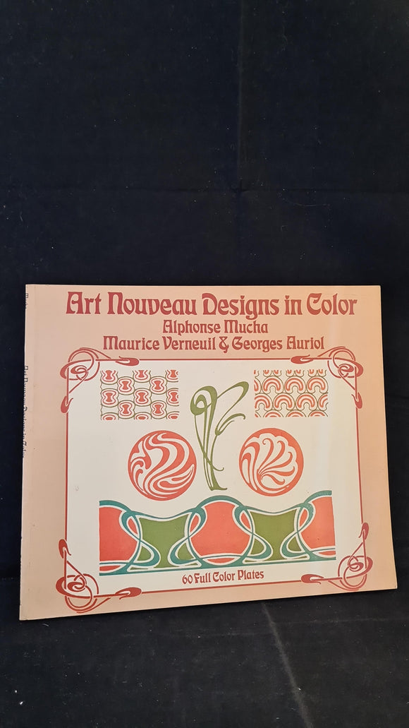 Alphonse Mucha, Maurice Verneuil - Art Nouveau Designs in Color, Dover Publications, 1974