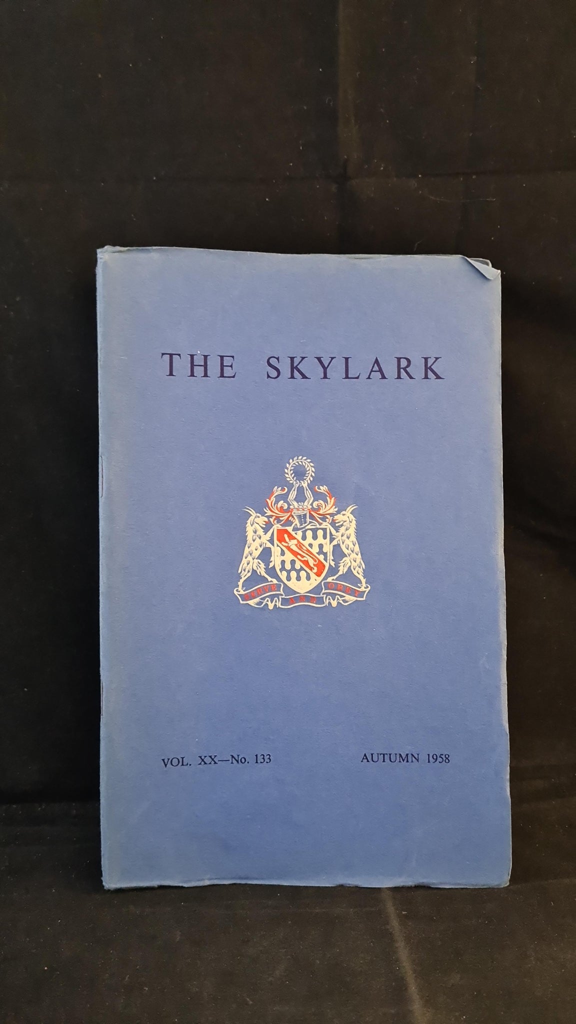 The Skylark Magazine Of The Haberdashers Askes School 1956 1960 Richard Dalbys Library