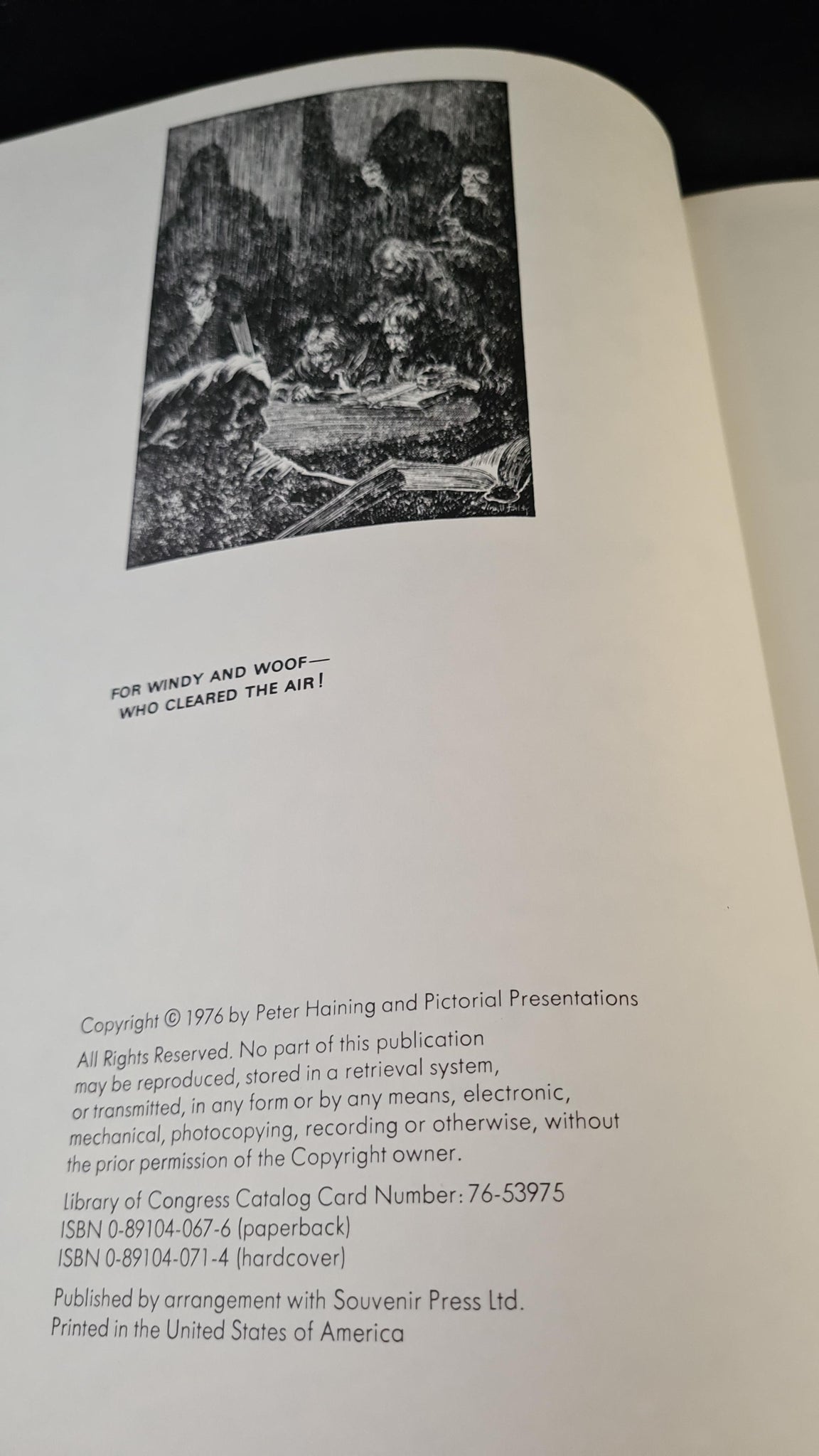 Peter Haining Terror! A & W Visual Library, 1976 Richard Dalby's