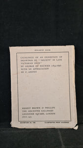 George Du Maurier - Catalogue of An Exhibition of Drawings of 'Society' in Late Victorian Days