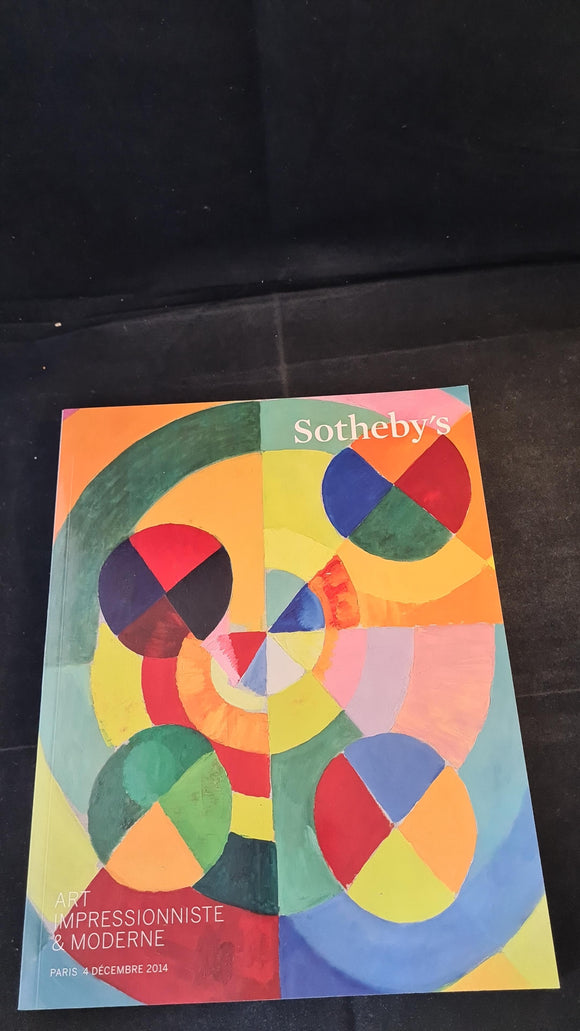 Sotheby's 4 December 2014, Art Impressionniste & Moderne, Paris