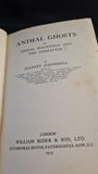 Elliott O'Donnell - Animal Ghosts, William Rider, 1913, Signed card by Algernon Blackwood