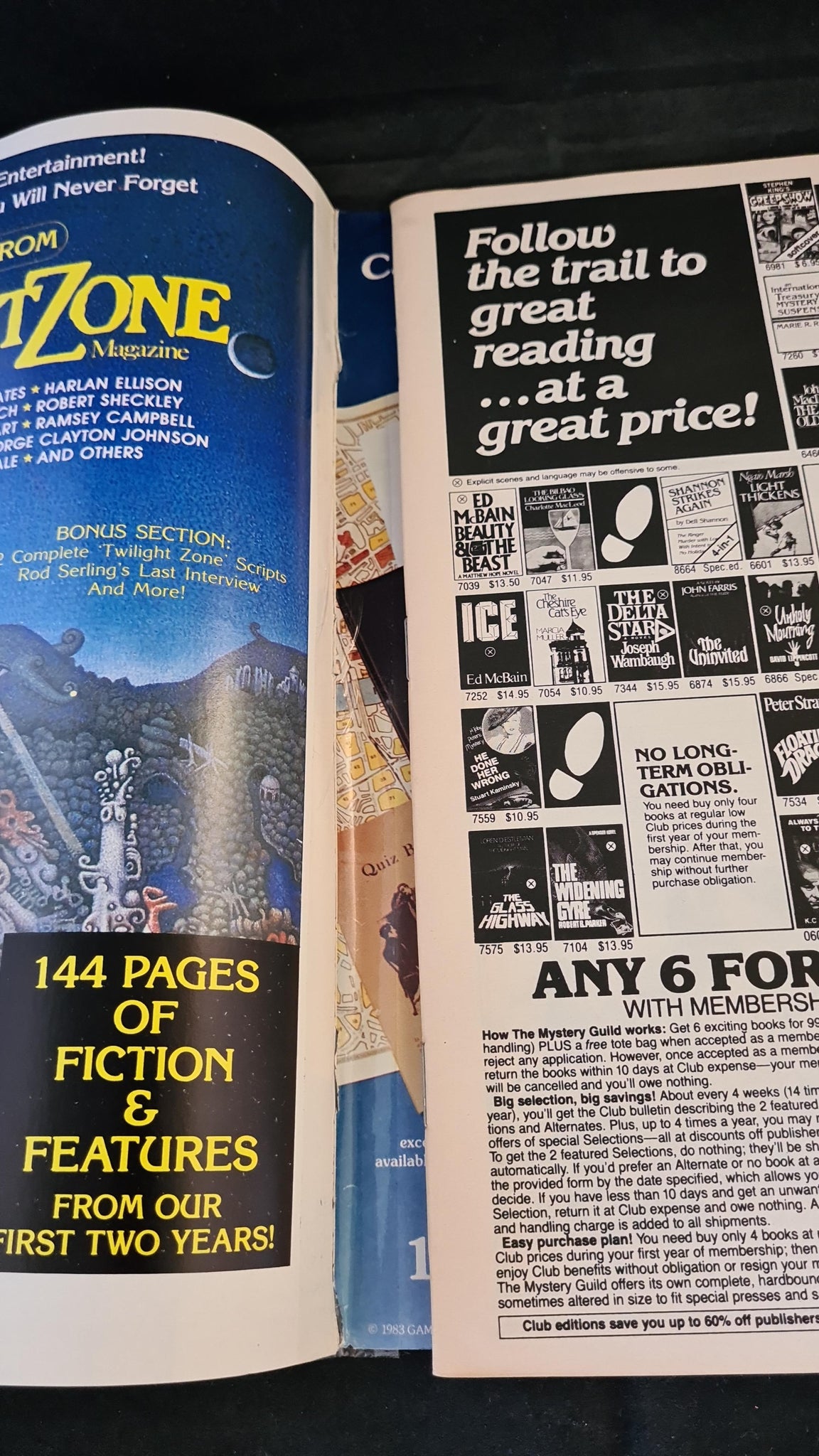Rod Serling's The Twilight Zone Magazine, February 1984 – Richard Dalby ...