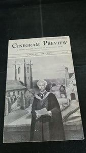 Cinegram Preview Volume 5 Number 2 November 8, 1939, "Goodbye, Mr Chips!"