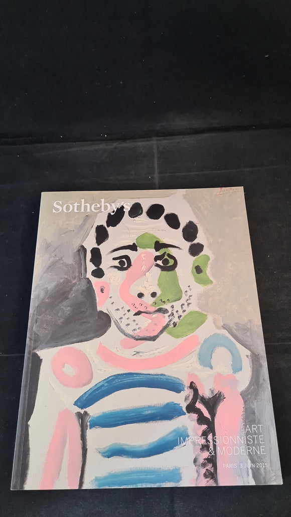 Sotheby's 3 June 2015, Art, Impressionniste, Moderne, Paris