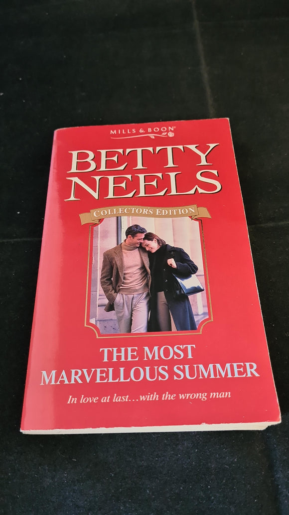 Betty Neels - The Most Marvellous Summer, Mills & Boon, 2000, Paperbacks