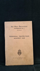 Air Raid Precautions Handbook Number 1, His Majesty's Stationery Office, 1938