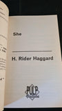 H Rider Haggard - She, Pulp Fictions, 1998, Paperbacks