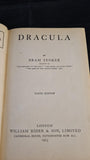 Bram Stoker - Dracula, William Rider, 1913 (Tenth Edition)