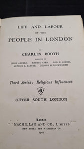 Charles Booth - Life & Labour of the People in London, Macmillan & Co, 1902