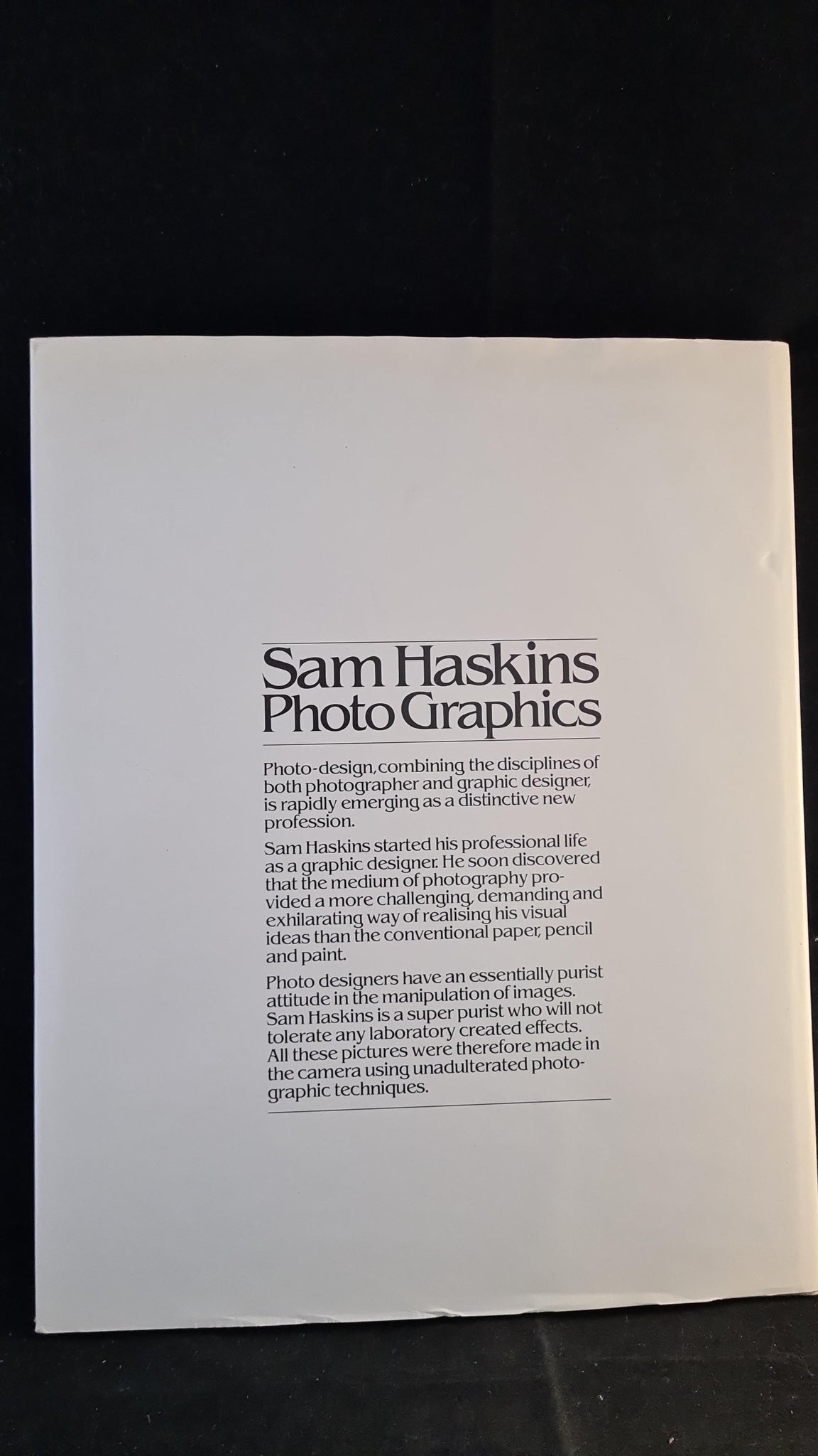 Sam Haskins - Photo Graphics, RotoVision, 1980 – Richard Dalby's