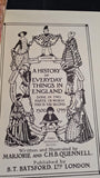 Marjorie & C Quennell - A History of Everyday Things in England 1 & 2, B T Batsford, 1922