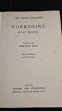 Arthur Mee - The King's England, Yorkshire West Riding, Hodder & Stoughton, 1959