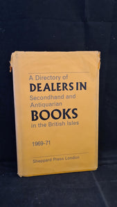 Sheppard Press, Directory of Dealers in Secondhand & Antiquarian Books, Revised 1969