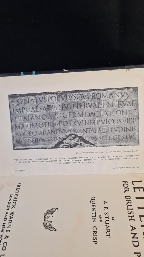 A F Stuart & Quentin Crisp - Lettering For Brush & Pen, Frederick Warn ...