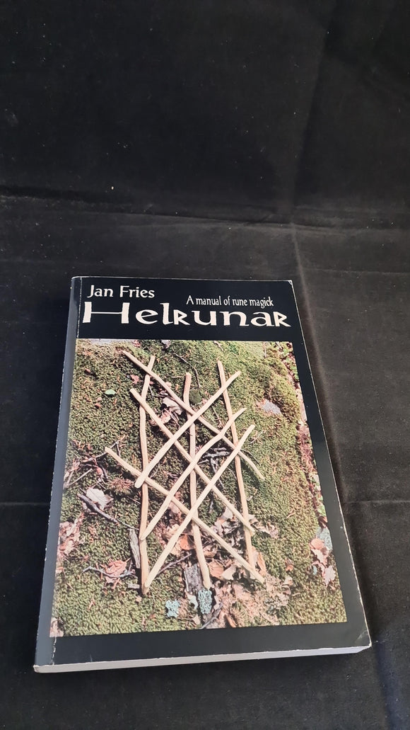 Jan Fries - Helrunar, A Manual of Rune Magick, Mandrake, 1993, Paperbacks