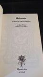 Jan Fries - Helrunar, A Manual of Rune Magick, Mandrake, 1993, Paperbacks