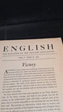 English, The Magazine of The English Association Volume V Number 29 Summer 1945