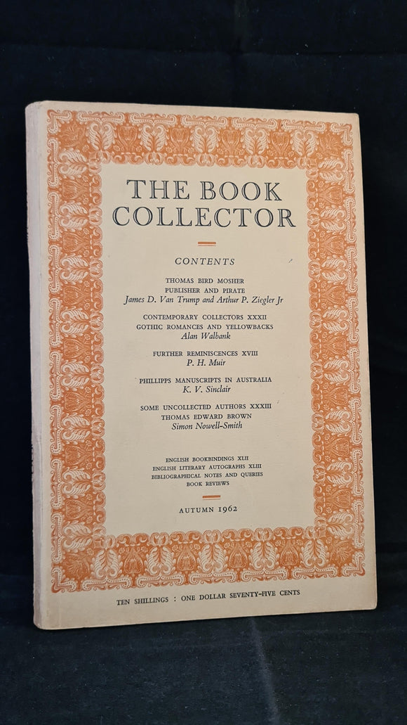The Book Collector Volume 11 Number 3 Autumn 1962