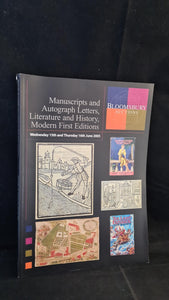 Bloomsbury 15 & 16 June 2005, Manuscripts & Autograph Letters, Literature & History