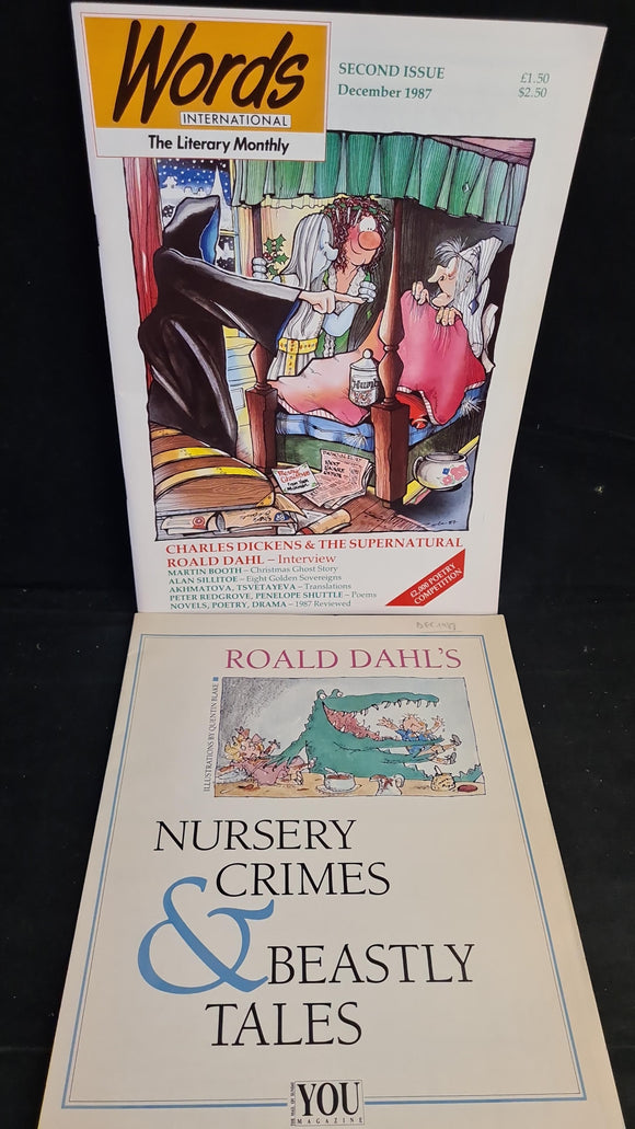Words International Second Issue December 1987, Roald Dahl