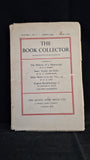 The Book Collector Volume 1 Number 1 Spring 1952