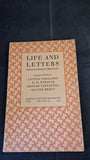 Desmond MacCarthy - Life and Letters Volume II Number 13 June 1929