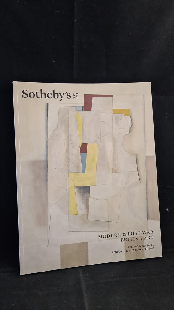 Sotheby's 19 & 20 November 2019, Modern & Post-War British Art