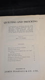 K M Harris - Quilting & Smocking, James Pearsall, Second Edition