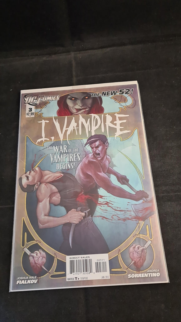 I, Vampire Number 3 January 2012, DC Comics, Unopened