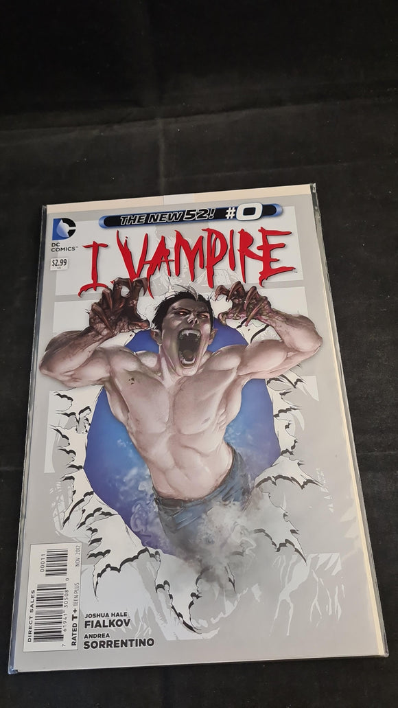 I, Vampire Number 0 November 2012, D C Comics, Unopened