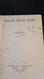 Ganpat - Walls Have Eyes, Hodder & Stoughton, no date, Inscribed, Signed