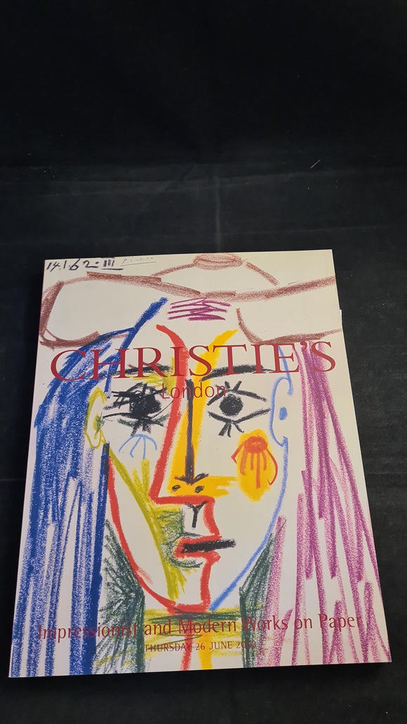 Christie's 26 June 2003, Impressionist and Modern Works on Paper, London