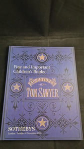 Sotheby's 10 November 1998, Fine and Important Children's Books, London